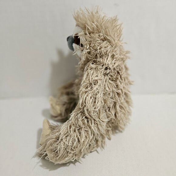 Wild Republic Cuddlekin Three Toed Sloth Plush 12"  Stuffed Animal Shaggy Hair - Picture 5 of 7